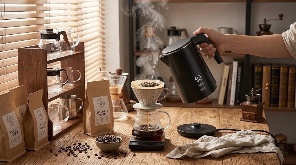 コーヒーを淹れる