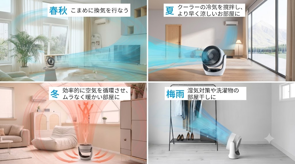 365日活躍するSwitchBot サーキュレーター