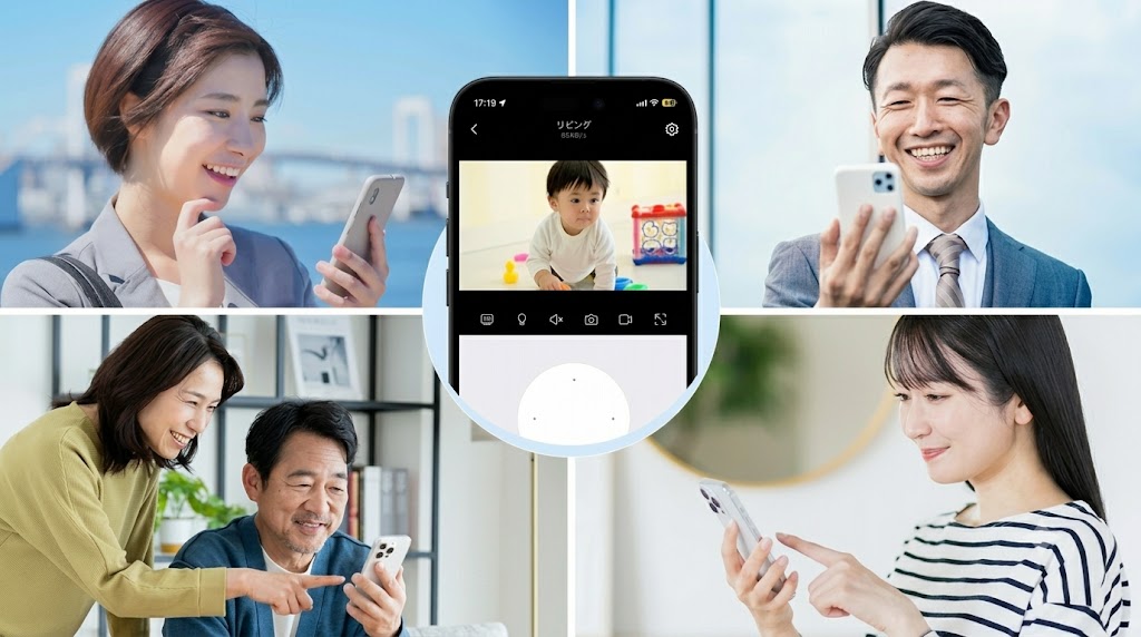 スマホで遠隔監視する人たち